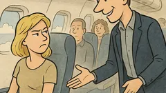 Vtip: Blondýnka v letadle sedne k oknu…