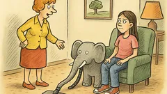 Vtip: Zlatíčko, nechceš si hrát se slonem?