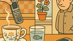 Vtip: Strč mobil do čaje a…