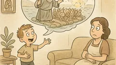 Vtip: Maminko, Mojžíš volal bombardéry!