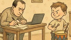 Vtip: Pepíček prosí tátu o buben…