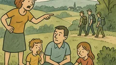 Vtip: Maminka si stěžuje na rodinném výletě