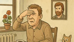 Vtip: Chuck Norris vypálí oči z fotky