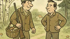 Vtip: „Kam jdete?“ „Do lesa.“