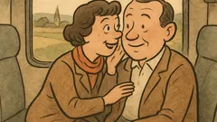 Vtip: Sedí manželé v prázdném kupé…