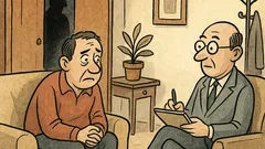 Vtip: Pane doktore, moje žena hlídá skříň