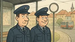 Vtip: Přijdou dva policisté na zastávku MHD