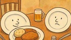 Vtip: V restauraci jsou dva talíře…