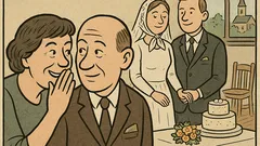 Vtip: Prý se vám oženil syn…