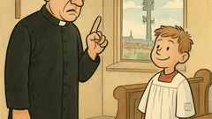 Vtip: Pan farář přijímá nového ministranta…