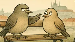 Vtip: Sedí dva ptáci a jeden...