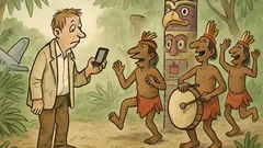 Vtip: Letí chlap letadlem do pralesa