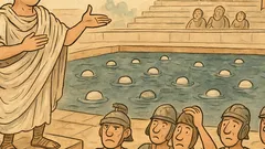 Vtip: Římský císař posílá gladiátory na pólo