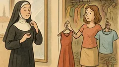 Vtip: Jeptiška ráno ví, co si vezme