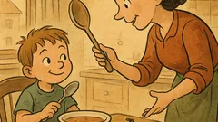 Vtip: Pepíček nechce jíst, hrají tramvaj