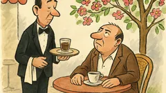 Vtip: Pane vrchní, dejte mi jarní kávu