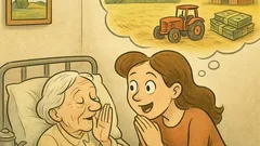 Vtip: Umírající babička šeptá vnučce…