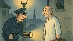 Vtip: Policista zastaví Jehovu v noci
