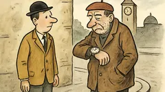 Vtip: Kde máte hodinky?