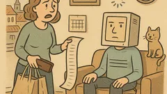 Vtip: Manželka: Nakoupil jsi?