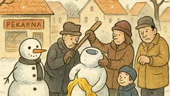 Vtip: Proč blonďatý sněhulák trvá déle?