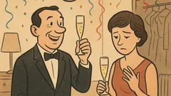 Vtip: Manželé zapíjejí Silvestra, manželka ztichne