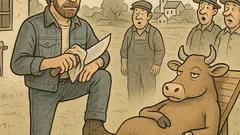 Vtip: Chuck Norris vykostí krávu za dvě minuty