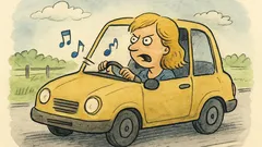 Vtip: Jede blondýnka autem a poslouchá rádio