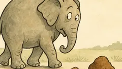 Vtip: Jde takhle jednou slon a mravenec