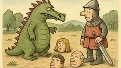 Vtip: Když drak sežere lidi, ale nechá hlavy