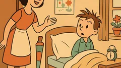 Vtip: Pepíček první den ve škole…