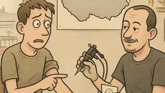 Vtip: První tetování? Takže v Brně?