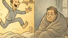 Vtip: Ráno vyskočím z postele jako toust…