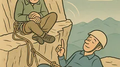 Vtip: Dva horolezci na skále…