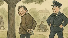 Vtip: Opilý muž čůrá u stromu