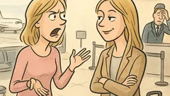 Vtip: Dvě blondýnky na letišti řeší únos