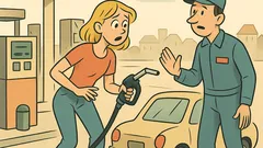 Vtip: Blondýnka zastaví u benzínky a tankuje…