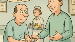 Vtip: Pacient: „Doktore, bojím se…“