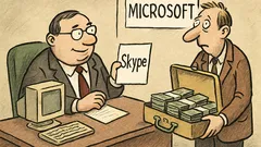 Vtip: Microsoft koupil Skype za 8,5 miliardy