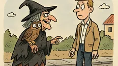 Vtip: Jde stará ježibaba a potká mladého muže