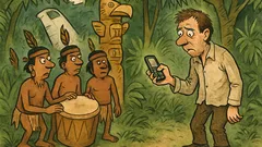 Vtip: Letí chlap letadlem nad pralesem…