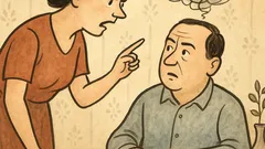 Vtip: Žena: Kdo neumí mluvit, je idiot…