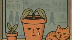 Vtip: Víš, jak se říká smutnému květináči?