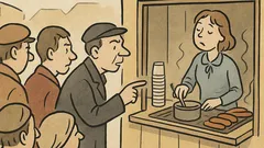 Vtip: Stojím ve frontě u stánku…