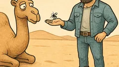 Vtip: Chuck Norris jednou ranou z velblouda komára