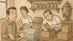 Vtip: Zákazník v bufetu: „Co znamená výprodej?“