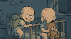 Vtip: Dvě miminka se uprostřed noci probudí…