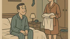 Vtip: Lásko, chtěl bych v posteli něco nového…