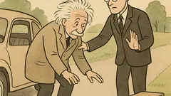 Vtip: Jedou Einstein se Schrödingerem autem…