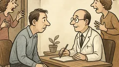 Vtip: Pane doktore, žena mluví sama